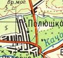 Topographic map of Polyushko