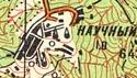 Topographic map of Nauchnyy
