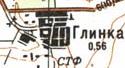 Topographic map of Glinka