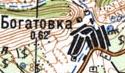 Топографічна карта Багатівки
