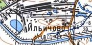 Топографічна карта Іллічевого