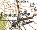 Топографічна карта Сінного