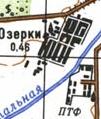 Топографічна карта Озерок