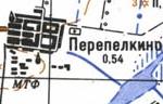 Topographic map of Perepilkyne