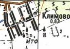 Топографічна карта Климового