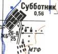 Топографическая карта Субботника