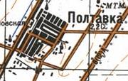 Topographic map of Poltavka