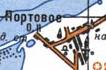Topographic map of Portove