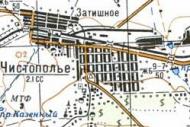 Топографічна карта Чистопілля