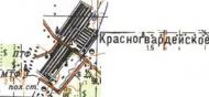 Topographic map of Krasnogvardiyske