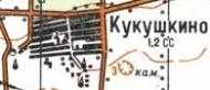 Topographic map of Kukushkine