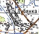 Topographic map of Lubyanka