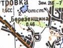 Topographic map of Berezenschyna