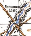 Topographic map of Leonivka