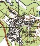 Топографічна карта Нещерового