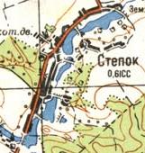 Topographic map of Stepok