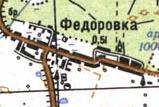 Topographic map of Fedorivka