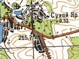 Topographic map of Sukhyy Jar