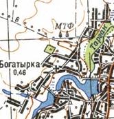 Topographic map of Bogatyrka