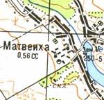 Topographic map of Matviyikha