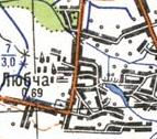 Topographic map of Lyubcha