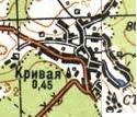 Topographic map of Kryva