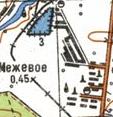 Topographic map of Mezhove