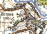 Topographic map of Ostriv