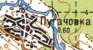 Топографічна карта Пугачівки
