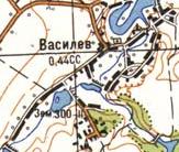 Topographic map of Vasyliv