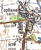 Topographic map of Gorbani