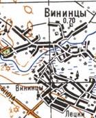 Topographic map of Vinyntsi