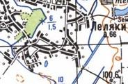 Топографічна карта Леляок