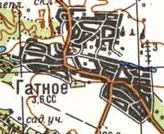 Топографічна карта Гатного