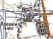 Topographic map of Jareshky