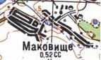 Topographic map of Makovysche