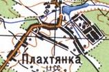 Topographic map of Plakhtyanka