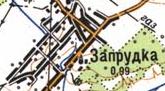 Topographic map of Zaprudka