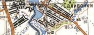Топографічна карта Саливонок