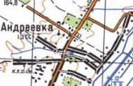 Topographic map of Andriyivka