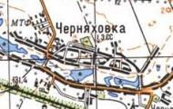 Topographic map of Chernyakhivka