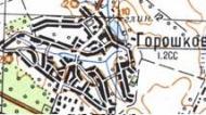 Топографічна карта Горошкова