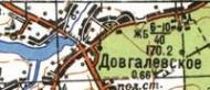 Топографічна карта Довгалівського