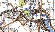 Топографічна карта Росавої