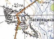 Topographic map of Paskivschyna