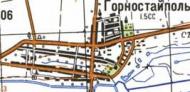 Топографическая карта Горностайполя