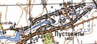 Топографічна карта Пустовітів