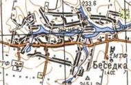 Топографічна карта Бесідки