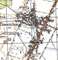 Топографічна карта Семиполок