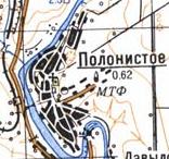 Topographic map of Polonyste